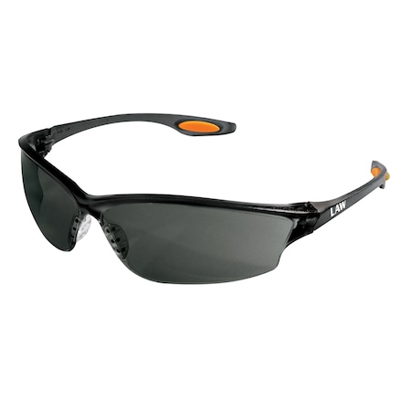 Mcr Safety Law® LW2 Series Welding Safety Glasses with Gray Lens Filter Shade 3.0 Dark Safety Glasses Soft Sec LW2130G